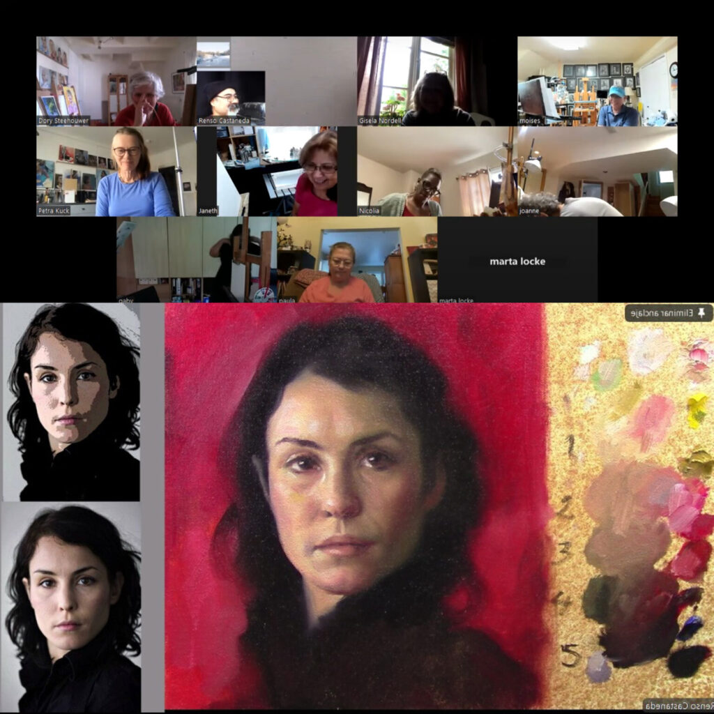 live paint along classes